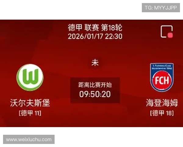 德甲焦点对决沃尔夫斯堡迎战海登海姆赛前前瞻与走势解析全面分析
